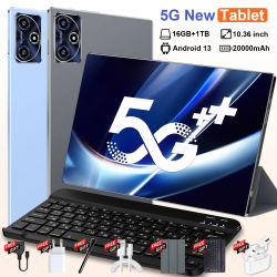 Nueva Tablet Global 2026 de 10.36 Pulgadas, Android 13, 16GB 1TB, 14 Núcleos, 4K HD, 5G WIFI, Bluetooth, 20000mAh