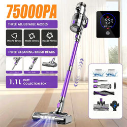 Aspiradora Inalámbrica - Aspiradora Vertical Inalámbrica con Cepillo Antienredos - Filtro HEPA para Pelo de Mascotas, Alfombras y Pisos Duros