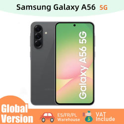 Teléfono Inteligente Samsung Galaxy A56 5G 100% Original, Pantalla Super AMOLED de 6.7 Pulgadas y 120 Hz, Exynos 1580, Batería de 5000 mAh, Carga Rápida de 45 W, Cámara de 50 MP, Actualización de