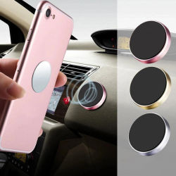 Soporte magnético para teléfono de coche, soporte Universal para teléfono de coche para iPhone, Xiaomi, Huawei, Samsung, tablero, pegatina magnética para coche montada en la pared