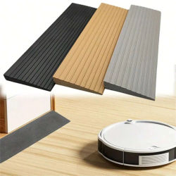 1 unidad de rampa multiusos de 0,9 m x 5cm, rampa de umbral de puerta, autoadhesiva, duradera, antideslizante, adecuada para aspiradoras robóticas