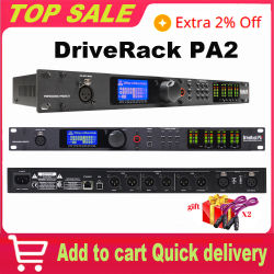 DriveRack PA2 2 entradas 6 salidas procesador de Audio Digital Software Original equipo de Audio profesional sistema de altavoces
