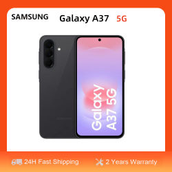 Teléfono Inteligente Samsung Galaxy A37 5G con Pantalla Super AMOLED de 6.7', Frecuencia de Actualización de 120Hz, Cámara Trasera de 50MP, Batería de 5000mAh, Carga Rápida de 45W, Resistencia al Agua