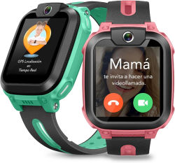 imoo Z1 Reloj Inteligente Niño 4G, Reloj Niño con Videollamada, Reloj GPS Niños con Llamada, Chat, SOS, Smartwatch Niños con Class Mode, Waterproof IPX8, Relojes Niña Watch -Verde