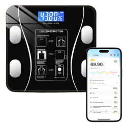Los personas de peso balanza Bluetooth 180kg con la aplicación completa de monitoreo de la composición corporal