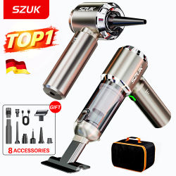 SZUK nuevo aspirador de coche 985000PA inalámbrico potente limpiador de coche inalámbrico máquina de limpieza aspirador portátil de mano soplador de aire potente aspirsdora para coche aspirador de