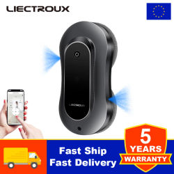 (código promocional:EUEU03) Robot limpiacristales Liectroux YW810,Pulverizador de agua bidireccional, ultrafino, Robot aspirador para ventanas, Lavacristales y limpiacristales eléctrico doméstico,