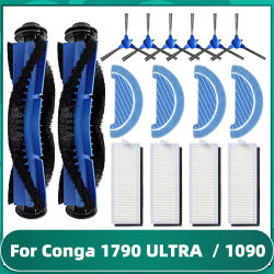 Kit de repuesto para aspiradora robótica Cecotec Conga 1790 ULTRA/1090, filtro Hepa, paño de