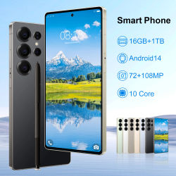 La versión global 5G teléfono Android 6,9 pulgadas Android 14 teléfono 16GB + 1TB 72MP 108MP soporte dual SIM dual