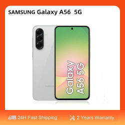 Teléfono Inteligente Samsung Galaxy A56 5G 100% Original, Pantalla Super AMOLED de 6.7 Pulgadas y 120 Hz, Carga de 45 W, Batería de 5000 mAh, Frecuencia de Actualización de 120 Hz, Cámara de 50 MP,