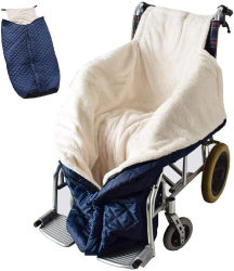 Manta gruesa para silla de ruedas, cubierta calefactora de invierno adecuada para interiores y exteriores, manta calefactora para silla de ruedas, manta Universal
