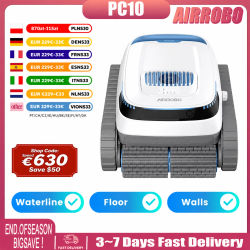 AIRROBO PC10: Robot Aspirador de Piscina con Navegación Inteligente, 120 Minutos de Duración de Funcionamiento y Función de Escalada de Paredes