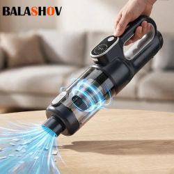 Aspiradora Inalámbrica Portátil de 20000PA de Alta Potencia, Mini Aspiradora 4 en 1 con Compresor, Soplador de Aire y Bomba, Aspiradora de Mano con Motor sin Escobillas, Adecuada para Coche, Hogar,