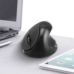 Home - Ratón Ergonómico Vertical Wireless 2 en 1, Bluetooth + 2.4G, Diseño Antifatiga, Recargable USB-C