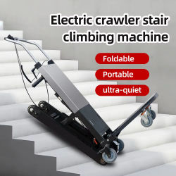 Carro de Transporte Eléctrico para Escaleras, Carretilla Manual con Batería Potente para Muebles Pesados, Cajas, Electrodomésticos y Mercancías de Almacén
