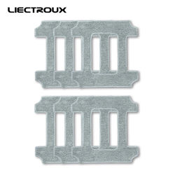 (Para S11) paños de fregado de fibra para Robot de limpieza de ventanas Liectroux, 6 unids/pack