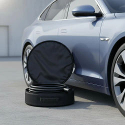 Bolsa de Almacenamiento para Pistola de Carga de Vehículos Eléctricos, Portátil, de 5-7 m, Impermeable, Protectora, Organizador de Viaje para Cable de Cargador de Vehículo Eléctrico