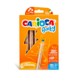 UNIVERSAL CERA CARIOCA BABY +1 3 EN 1 6 COLORES SURTIDOS BABY