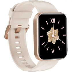 Reloj Inteligente Digital Mujer Hombre Redondo, 2025 1,32" Smartwatch Llamada, 20 Modos Deportivos Fitness Pulsera Actividad con Sueño/Pulsómetro, Podómetro/Cronómetro Smart Watch para iOS Android