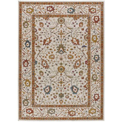 ATTICGO Alfombra de Interior Estilo Mosaico en Multicolor - ANTHEA 01 | 140x200, 160X230, 200X290 cm