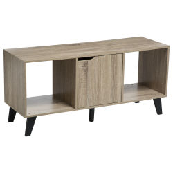 Muebles TV Mix Nature Stand de Calidad en Panel de Partículas, Pino y MDF E2