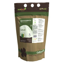 CULTIVERS Quelato de Hierro 1 kg. Corrector Ecológico de Hierro para Plantas. Reverdeciente (6% Fe-EDDHA orto orto 4,8 %)