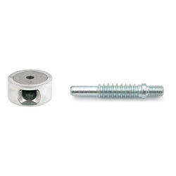 Kit Excéntrica Ø35 Hunter + Tornillo 64mm para Muebles - Fácil Instalación
