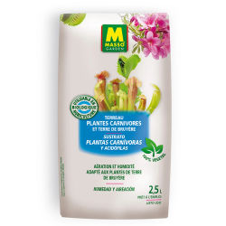 MASSO GARDEN SUSTRATO PLANTAS CARNÍVORAS Y ACIDÓFILAS 2,5 L