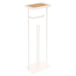 Soporte para papel higiénico, con reserva y sporte para teléfono