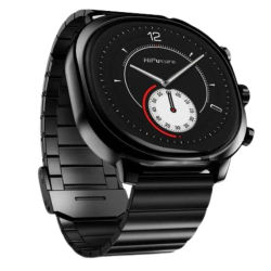 HiFuture - Smartwatch Aix Black, reloj inteligente con conectividad Bluetooth, pantalla AMOLED de 1,43'', función de podómetro y resistencia al agua, en color negro, Bluetooth v5.3 - Modos de deporte