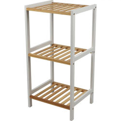 Maxia Market - Estanteria de Baño de 3 o 4 Estantes Bambú, Estantes de baño, Mueble de Baño