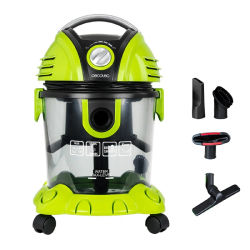Cecotec Aspirador de Sólidos y Líquidos sin Bolsas Wet&Dry T. 1200W, 7 Metros de Radio de Acción, Capacidad 15 L