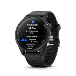Garmin Forerunner 255 Reloj Inteligente Deportivo con GPS, Monitor de Frecuencia Cardíaca, SpO2, Seguimiento del Sueño, Resistente al Agua 5ATM, Batería 14 Días para Corredores