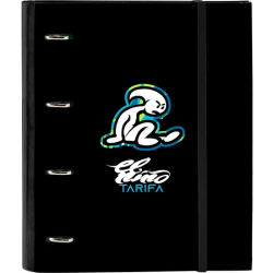 SAFTA CARPETA 4 ANILLAS 35MM CON RECAMBIO EL NIÑO "GREEN BALI" - Carpeta Anillas Licencia Oficial - Diseño Exclusivo - Ideal para Uso Diario - Material Duradero - Compatible con Hojas A4