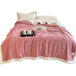 Mantas Sofa/Cama, Manta Polar de Sherpa Multiuso con Microfibra Extra Suave y Borreguitos, Manta estampada sedalina, 3 medidas, diferentes colores, 130x160cm/160x220cm y 220x240cm. Envío desde España