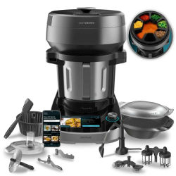 Cecotec Robot de Cocina Multifunción con Dispensador de Alimentos Mambo CooKing Unique. 2200W, 45 Funciones