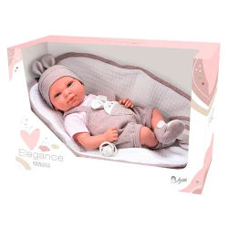 Arias Muñeca con peso Cris 40 cm con manta Muñecas Arias