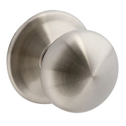 Pomo Puerta Chato Opacio Ø70 Inoxidable - Herrajes para Muebles