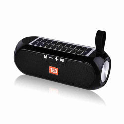 Almalux® Altavoz Bluetooth Estéreo TG-182 Solar 10W Radio FM USB SD AUX Resistente Agua Portátil Exterior HiFi Potente Sonido