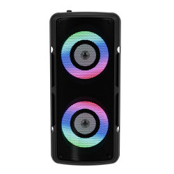 LIFA Altavoz de Bluetooth grande portátil con luces LED, reproductor de música MP3, Bluetooth, USB, Tarjeta SD, Jack 3.5mm, Radio FM JBK8908