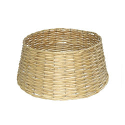 Base de Árbol de Navidad de Mimbre, Pie de Árbol de Navidad, Falda de Árbol de Navidad, Cubre Pie de Árbol, Cesta para Árbol de Navidad, Base de Arbolito de Navidad, Decoración Navideña para Árbol