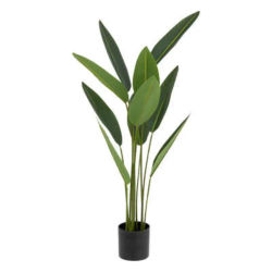 Factory Cuadros - Planta Strelitzia Artificial Decorativa Tropical 97cm - Realista y Duradera
