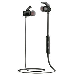 Aiwa ESTBT-400BK: Auriculares Deportivos Bluetooth 5.0, Resistente Al Agua, Batería Larga Duración