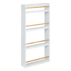 Factory Cuadros - Librería Infantil Puki con 4 Baldas Color Blanco / Mueble Infantil