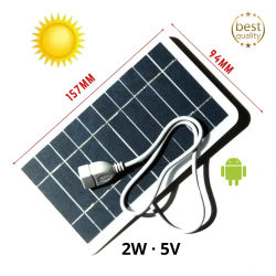 A&M MARBELLA - Cargador de Energía Solar Portátil para Teléfono Móvil , Supervivencia , Energia solar para urgencias.