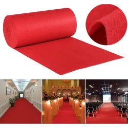 Alfombra roja para eventos de boda,Navidad ,exterior e interior, alfombra de recepción para fiestas,ceremonias