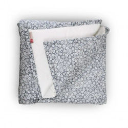 Manta Acolchada Flores Azul Pie de Cama TAPIDECOR 90-105 y 135-150