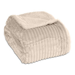 DECASATEXTIL – Manta Sofa, Cama, Sillon con Tacto Ultra Suave -Reversible con Sherpa Interior – Manta para Sofa Gruesa 130x170 cm – Máximo Confort