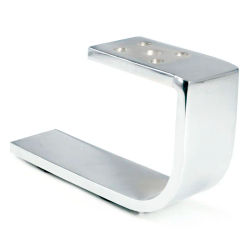 PATA METAL NIMIA H110 L200 CROMO - Herrajes para Muebles