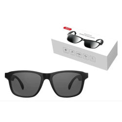 XO - Gafas de sol inteligentes XO E9 con tecnología Bluetooth, audio de orejas abiertas y protección UV + luz azul para uso diario y entretenimiento manos libres